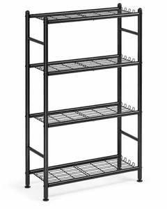 lot 9408 image: APEXCHASER Metal Storage Shelves 4-Tier, Wire Shelving Unit for Kitchen