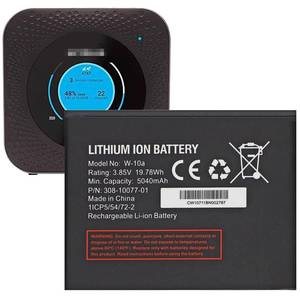lot 10054 image: ASDAWN 5040mAh W-10a Battery Replacement for Netgear MR1100 AT&T Nighthawk M1 LTE Mobile Hotspot Router, Model No W-10a W-10 (W-10a  W-10)