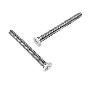 lot 10106 image: Adiyer Extra Long Outlet Screws 40pcs 6-32 x 1-12 Inch White Painted Screw