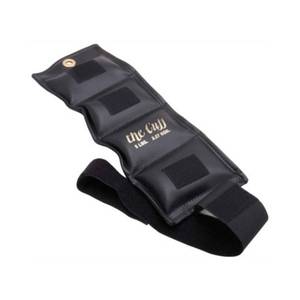 lot 10128 image: The Cuff Original Adjustable Ankle and Wrist Weight for Training, Dance, Running, Cardio, Aerobics, Toning, and Physical Therapy for Men and Women, 5 lb, Black