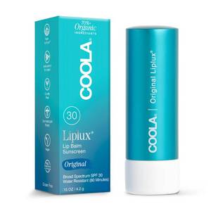 lot 10145 image: COOLA Liplux SPF 30, Organic Lip Balm Sunscreen, 0.15 oz