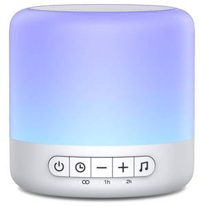 lot 10149 image: Easysleep Soundbar Speakers White Noise Sound Machine with 30 Sounds 12 Night Light 32 Volume 3 Timers Portable Sleep Machine for Office Travel Noise Canceling Lullaby & Rain Sound for Baby, Adults