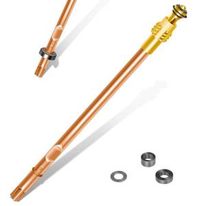 lot 10150 image: for Mansfield 500 Series Stem 123-0092  10 Faucet Stem for 6 Wall  Fits Pre-2006 Mansfield 500 (Old Style)  Copper & Brass Replacement with Washers & O-Rings