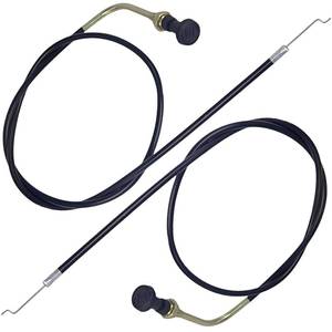 lot 10153 image: COSVMUF 112-9753 Choke Cable Replacement for Toro Timecutter 74365 74366 74374 74376 74386 74387 74398 (2-Pack)