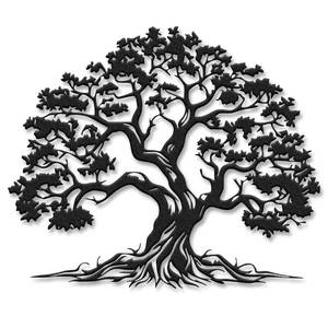 lot 11924 image: Xedatric Tree of Life Metal Wall Art 15.3 x 12.6