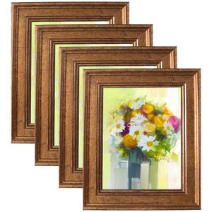 lot 11930 image: Luckylife 8x10 Picture Frame Set of 4, Rustic Bronze