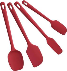 lot 12119 image: ChefAide Silicone Spatulas Set, 4-Piece