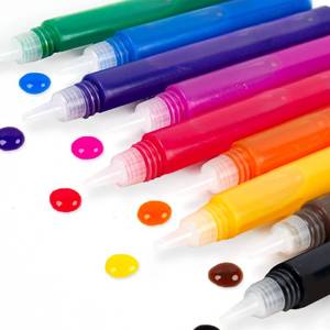 lot 12124 image: Made By Me Suncatcher Art Pens 10-Pack