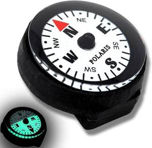 lot 12160 image: Polaris Micro Compass Waterproof Wrist Band Paracord