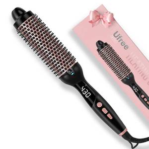 lot 12174 image: Ufree 1.5 In Ionic Thermal Round Brush, 9 Heat Settings