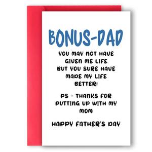 lot 12189 image: LiuuLi Bonus Dad Fathers Day Greeting Card