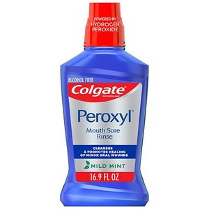 lot 12197 image: Colgate Peroxyl Alcohol Free Mouthwash 16.9 fl oz