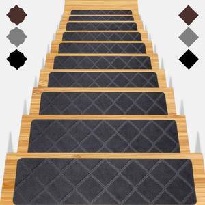 lot 13403 image: Stair Treads for Wooden Steps 15pcs 8x30in Non-Slip Stairs Carpet Runner