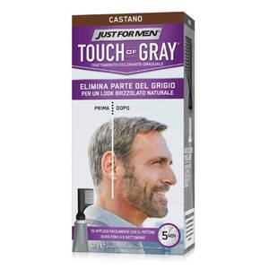 lot 14177 image: JUST FOR MEN Touch of Gray, Salt & Pepper Look, Dark Brown T-45 (1-Pack)