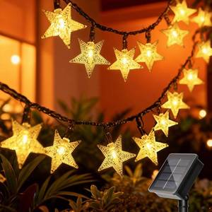 lot 14201 image: Twinkle Solar Star String Lights Outdoor Waterproof Fairy Lights 39FT 100 LED with 8 Lighting Modes for Camping Garden Wedding Party Tree Holidays Backyard Patio(Warm White)