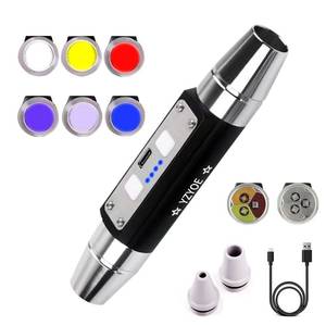 lot 14233 image: YZYOE Six LEDs Rechargeable Gemstone Flashlight Jade Appraisal Light, Super Bright Jewelry Diamond Detector Lamp.