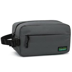 lot 14235 image: Haimont Freezable Snack Cooler Bag, Mini Chill Reusable Freezer Lunch Bags with Adjustable Handle, Wear Resistant Small Insulated with Zip Closure, Gray
