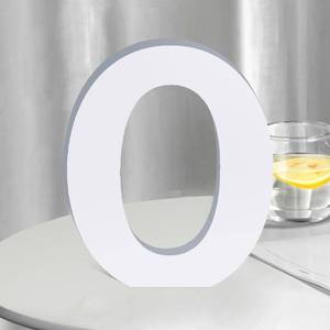 lot 14281 image: White Wooden Letters 8 Inch for Wall Decor,Large Unfinished Wood Letters for Home,Wooden Alphabet Letters for Crafts,Standing Garden Board or Room Name Signs DIY Carft (O)