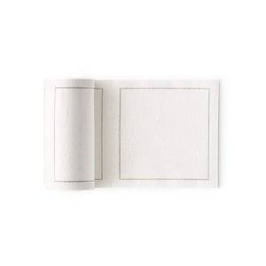 lot 14315 image: Linen Cocktail Napkin - 4.3 x 4.3 in - 50 units per roll - Cream