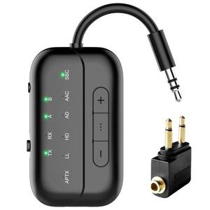 lot 14331 image: 2-in-1 Bluetooth Transmitter Receiver, Bluetooth Adapter for Airplane & TV