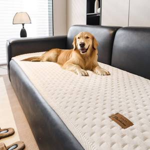 lot 19669 image: PJLZJFBY Flannel Non Slip Couch Covers for Dogs, 28x94 Pet Sofa Protector