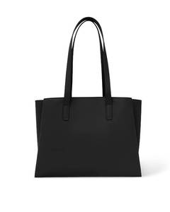 lot 19673 image: Work Tote Bags for Women 14 Inch - Work Bag Laptop Bag with Zip Compartments - Large PU Leather Office Purse Computer Briefcase - Black