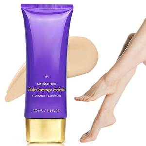 lot 20022 image: Tattoo Cover Up Makeup Waterproof, Body Coverage Perfector Leg Body No Transfer, Bruise Scar Cover up Long Lasting, Tattoo Concealer Skin Full Coverage, Wedding, Party, Swimming 3.5oz, Warm Radiance