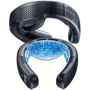 lot 20040 image: Portable Neck Fan Air Conditioner,2026 Wearable Neck Cooler with 3 Cooling Plates,4739 sq mm Cooling Area,3D Airflow,6000mAh USB-C Rechargeable Personal Fan,Quiet Cooling Fan for Travel Office Outdoor