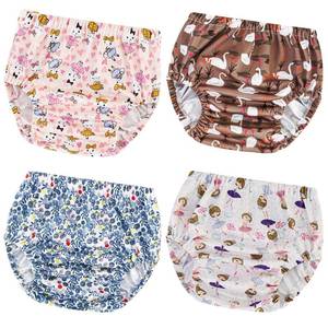 lot 20408 image: Joyo roy 4Pcs Plastic Diaper Covers for Girls Plastic Underwear for Potty Training Rubber Pants for Toddlers Swim Diaper Covers for Toddlers Clothing Cover 5T Rubber Underwear for Potty Training