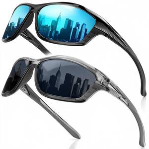 lot 20437 image: Missfive 2-Pack Mens Go-To Bifocal Sunglasses with Readers Built In, Resilient Temple Comfort-Fit Sport Wrap Around Frame & UV400 Protection, Driving & Reading Glasses for Outdoor 2.0