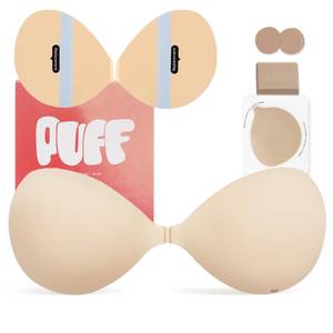 lot 20442 image: Puff Strapless Adhesive Sticky Bra Push Up (Beige Replacement Set D)