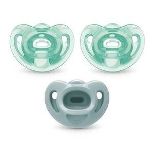 lot 20463 image: NUK Comfy Orthodontic Pacifiers, 0-6 Months, 3 Pack