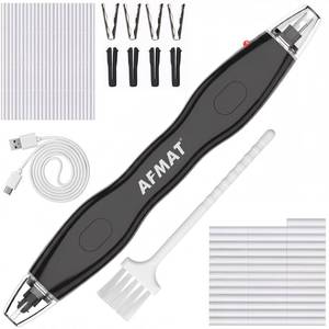 lot 20471 image: AFMAT Electric Eraser, with 140 Eraser Refills, Rechargeable Pencil Erasers for Artists, Electric Erasers for Drafting, Drawing, Painting, Sketching, Architectural Plans, Detailer Tool EE25(Black)