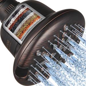 lot 20473 image: Cobbe Filtered Shower Head, 7 Modes High Pressure Shower Heads