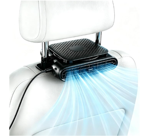 lot 2405 image: ElfTrip Dual-Direction USB Car Fan Model ETFB 6V 2A 10Wn - Stock image may not match actual product images