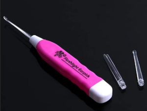 lot 10167 image: LED Light Ear Wax Removal Tool, Multi-Color Pack with Illuminated Tips, Professional Cleaning Pick Set for Safe Home Use (Pink)