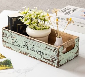 lot 1339 image: Lil Bohemia Wood Crate with Handles