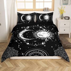 lot 1405 image: Sun Moon Constellation Bedding Set Twin Size Boys Girls Teens