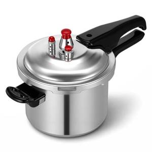 lot 1427 image: Small Pressure Cooker for Mini Stovetop Multi Cooking with Safety Valves