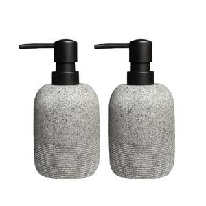 lot 1428 image: GalDal 2pcsSet Grey Soap Lotion Dispenser with A Spare Pump,Liquid Hand Soap Dispenser Sets for Bathroom Countertop, Soap Dispenser for Kitchen.