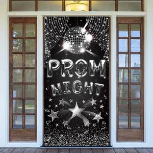 lot 2008 image: Prom Decorations Class of 2026 Congratulations Congrats Grad Door Cover Graduation Party Decorations Silver Prom Night Party Decorations