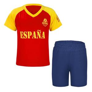 lot 2015 image: Cnins Spain Soccer Youth Jersey Kit 9-10 Years- Espana Designs Boys & Girls Soccer Jerseys for Kids (ESP-CN, 10Y) no pants