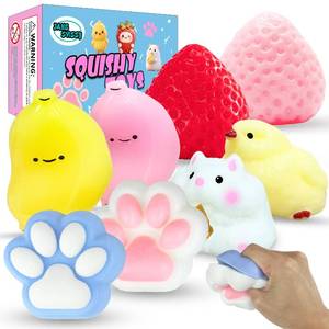 lot 2059 image: A 8 Pcs Taba Squishy Pack - Fidget Squishy Box