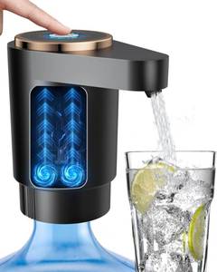 lot 2092 image: Cozycharm Water Jug Pump for 5 Gallon Bottle �� Portable Electric USB-C Charging Dispenser, Dual Powerful Motors, Fast Flow, Fits 2-5 Gallon Jugs �� Ideal for Home, Office, Camping, RV, Black