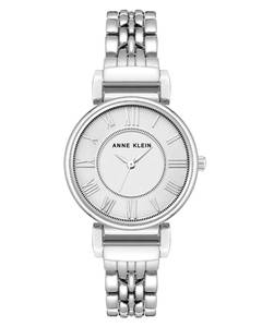 lot 2133 image: Anne Klein Womens AK2159SVSV Silver-Tone Bracelet Watch