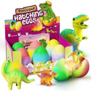 lot 2200 image: Dinosaur Hatching Surprise Eggs for Kids - 6 Pack Grows 600% - Dino Toys