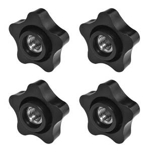 lot 4206 image: Aifeier ET 4 Pcs 38-16 Female Thread Knob Black Nylon