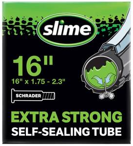 lot 4213 image: Slime Extra Stong Self-Sealing Tube 16 x 1.75-2.3 Schrader