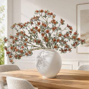 lot 5947 image: FancyPlus Fake Plants, 5 Pcs 23.62 Inch Berry Stems Fall Artificial Plants Indoor Faux Sedum Berry Picks Branches Faux Spray for Home Wedding Holiday Seasonal Farmhouse Mantel DIY Home Decor