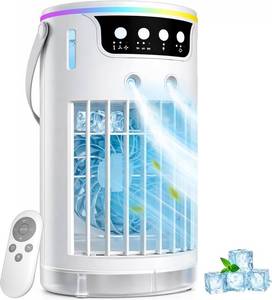 lot 5949 image: Portable Air Conditioners, Mini Evaporative Air Cooler 1200ML with Ice Cooling Mist, Fans That Blow Cold Air Like AC, Personal Swamp Cooler Quiet for Bedroom, Home Office Desk and Dorm